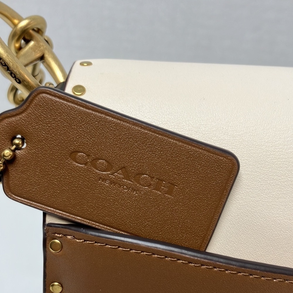 Coach vintage khaki Multi color crossbody purse new with tag - Picture 3 of 13